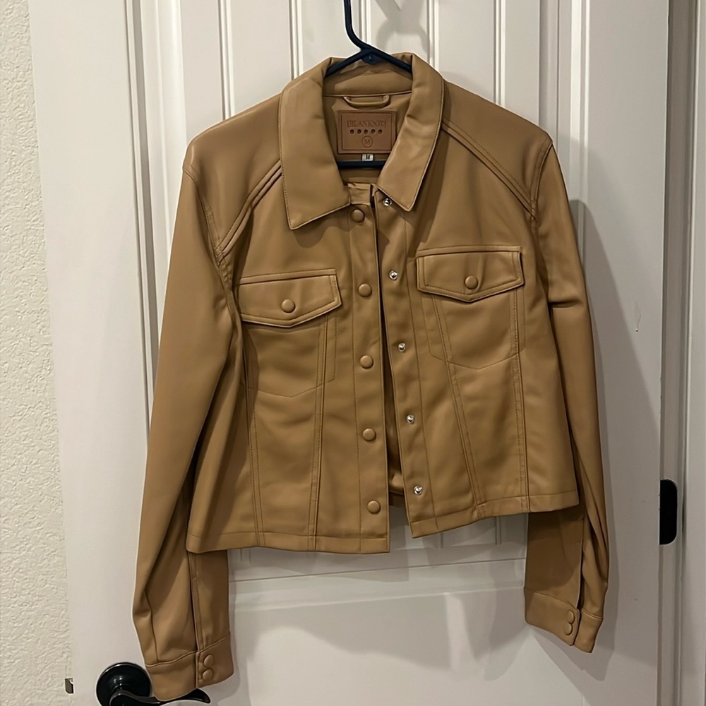 Blank NYC Faux leather jacket NWOT never been worn